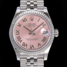 레플리카 [로렉스] 여성용 2021신상 데이져스트 오토매틱 ETA-2688 31mm 메탈줄 핑크 다이얼 rol72349  