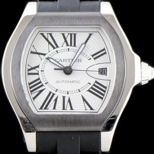 레플리카 [까르띠에] 남성용 로드스터 스위스 2824 무브먼트 화이트 다이얼 CAR0011  
