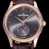 레플리카 [예거 르꿀르뜨]남성용 마스터 울트라 씬 문페이즈 39미리 오토매틱 18K로즈골드 그레이다이얼 JAG29268  