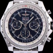 레플리카 [브라이틀링] 남성용 밴틀리 6.75 빅데이트 다크블루 다이얼 BRE0403  