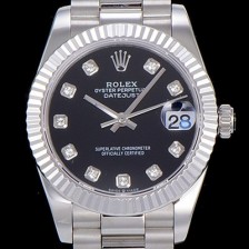 레플리카 [로렉스]여성용 레이디 데이져스트 31mm 오토매틱 그레이다이얼 ROL41842  