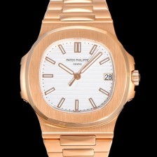레플리카 [파텍필립] 남성용 노틸러스 5711J  암스테르담 빈티지 18k로즈골드 Cal.324 S C타입무브 오토매틱 40미리 화이트다이얼 PAT73824  