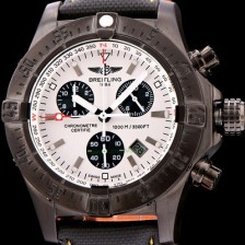 레플리카 [브라이틀링] 남성용 원드라이더 44mm 크로노그라프 쿼츠 화이트다이얼 BRE0441  