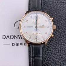 레플리카 [아이더블유씨] 남성용 2017년 업그레이드! 포르투기즈 IW371480 화이트 다이얼 IWC0242  