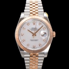 레플리카 [로렉스] 남성용 데이저스트II m126331 18K 로즈골드 41mm 오토매틱 Cal.3235 무브먼트 화이트/자개 다이얼 rol5353  