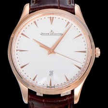 레플리카 [예거르꿀뜨르]남성용 마스터 울트라 씬 데이터 40미리 오토매틱 화이트다이얼 JAG68267  