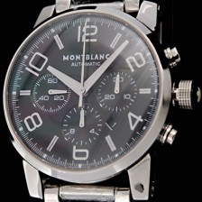 레플리카 [몽블랑] 남성용 몽블랑 타임워커 크로노 SS 블랙 다이얼 MON4222  