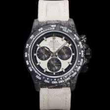 레플리카 [로렉스] 남성용 데이토나 DIW 포지드카본 커스텀 40미리 크로노그래프 오토매틱 Cal.4130 무브먼트 화이트 다이얼 ROL79834  