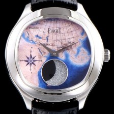 레플리카 [피아제] 남성용 블랙-타이 BLACK -TIE G0A38569 퀸터센셜리 엠퍼라도 XL 문페이즈 픽첼 다이얼 오토매틱 무브먼트 PIA4250  