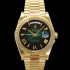 레플리카 [로렉스] 남성용 New 데이데이트 m228238-0069 무게187g 18K 옐로우골드 40mm 오토매틱 Cal.2836-2 타입 그린 옴브레 다이얼 rol5398  