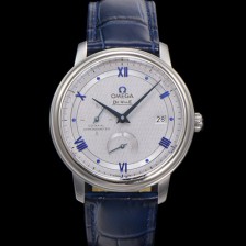 레플리카 [오메가] 남성용 드빌 424.13.40.21.06.002 프레스티지 코-액시얼 39.5mm 오토매틱 Cal.2627 타입 빈티지 그레이 실크 다이얼 omg0172  