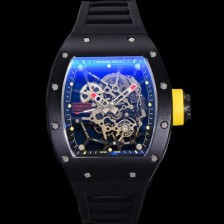 레플리카 [리차드밀러] 남성용 RM035 라파엘 나달 수동/기계식 풀 세라믹 48mm 러버줄 블랙 스켈레톤 다이얼 ric0221  