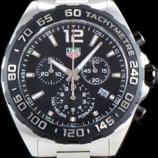 레플리카 [태그호이어] 남성용 칼리버 포뮬러 크로노 그래프 스위스 쿼츠 블랙다이얼 TAG0402  