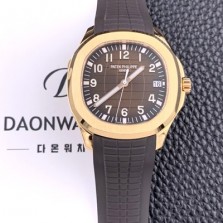 레플리카 [파텍필립] 남성용 아쿠아넛 데이터 Ref.5167R-001 18K 로즈골드 42mm 오토매틱 Cal.26-330 타입 브라운 다이얼 PAT75472  