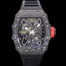 레플리카 [리차드밀러] 남성용 RM035-02 라파 50mm 카본 오토매틱 무브먼트 우레탄줄 스캘래톤 다이얼 ric0286  