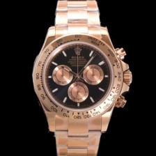 레플리카 [로렉스] 남성용 코스모그래프 데이토나 m126505-0001 18K 로즈골드 40mm 크로노그래프 7750 오토매틱 무브먼트 블랙 다이얼 rol5336  