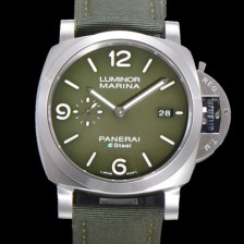 레플리카 [파네라이] 남성용 PAM01356 루미노르 마리나 오토매틱 Cal P.9010 타입 44mm 가죽줄 그린다이얼 pan9239  