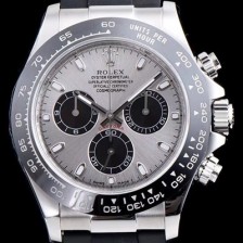 레플리카 [로렉스] 남성용 업그레이드된 데이토나 116519LN 스포츠워치!!코스모그래프 그레이 다이얼 ETA 7750B-2 크로노그래프 오토매틱 무브먼트 ROL0023  