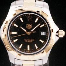 레플리카 [태그호이어] 남성용 아쿠아레이서 유니섹스 블랙 쿼츠 TAG4202  