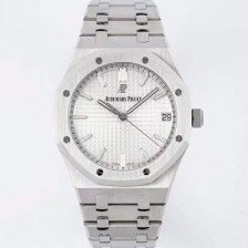 레플리카 [오데마피게] 로얄오크 하이엔드 15500ST.OO.1220ST.04 최신형 Cal.4302 셀프와인딩 무브먼트 41MM 그랜드 파피스리 패턴 실버 다이얼 AUD37310  