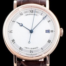 레플리카 [브레게] 남성용 클래식 No.3463 최신버전 업그레이드형 5157BR/11/9V6 18K 로즈 골드 실버 텍스쳐드 다이얼 오토매틱 무브먼트 BRG0441  