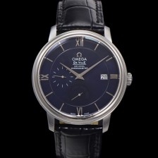 레플리카 [오메가] 남성용 드빌 424.13.40.21.03.001 프레스티지 코-액시얼 39.5mm 오토매틱 Cal.2627 타입 블루 다이얼 omg0168  