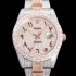 레플리카 [로렉스] 남성용 수제공정형 다이아 18K 로즈골드 튜닝 데이져스트 오토매틱 ETA 2824-2 남성용시계 41mm 보석다이얼 rol23294  