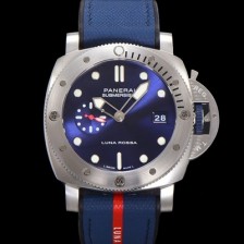레플리카 [파네라이] 남성용 서브머시블 루나로사 PAM01391 오토매틱 Cal P. 900 타입 44mm 우레탄줄 블루 다이얼 pan5211  