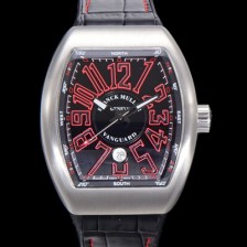 레플리카 [프랭크뮬러] 남성용 뱅가드 2824 므브먼트 오토매틱 44미리 러버밴드 블랙다이얼 FRA75486  