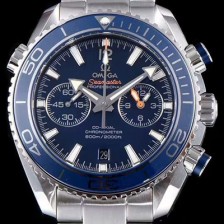 레플리카 [오메가] 남성용 씨마스터 ETA-7750 오토매틱 무브먼트 블루 다이얼 OMG0055  