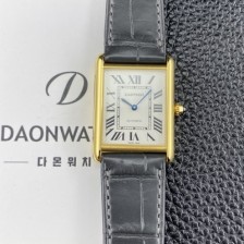 레플리카 [까르띠에] 남성용 2025신상! 탱크 루이스 WGTA0357 18K 옐우골드 38.1mm 악어가죽 오토매틱 무브먼트 화이트 다이얼 car69384  