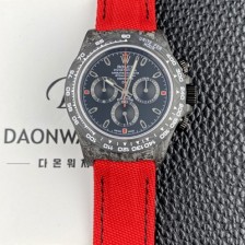 레플리카 [로렉스]남성용 데이토나 DIW 포지드카본 커스텀 40미리 크로노그래프 오토매틱 Cal.4130 무브먼트 블랙 다이얼 rol5644  