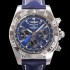 레플리카 [브라이틀링] 남성용 윈드라이더 크로노맷 오토매틱 ETA-7750 기계식 44mm 가죽줄 블루다이얼 bre9511  
