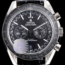 레플리카 [오메가] 남성용 스피드마스터 311.33.44.51.01.001 레이싱 코-액시얼 마스터 크로노미터 타키미터 크로노그래프 블랙 다이얼 일본 수입산 쿼츠 무브먼트 OMG0001  