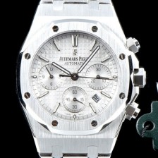 레플리카 [오데마피게] 남성용 신상 업데이트! 로얄오크 오프쇼어 26320ST.OO.1220ST.02 크로노그래프 실버 와플 다이얼 브레이슬릿 오토매틱 무브먼트 AUD0200  