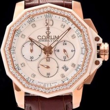 레플리카 [코럼] 남성용 애드머를스 컵 크로노 화이트다이얼 COR010  