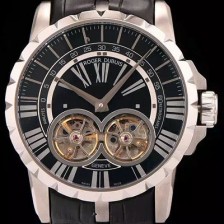 레플리카 [로저드뷔] 남성용 엑스칼리버 아시안 오토매틱 블랙 다이얼 47mm ROG4220  