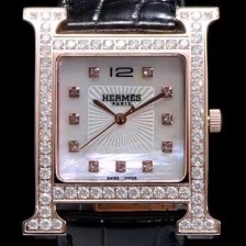 레플리카 [에르메스] 남성용 H아워 036785WW00 화이트 다이얼 춰츠 무브먼트 HEM4202  