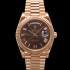 레플리카 [로렉스] 남성용 New "VIP 타입 최종형" 데이데이트 m228235-0002 무게195g 18K 로즈골드 40mm 오토매틱 Cal.3255 타입 초콜릿 로마 다이얼 rol5415  