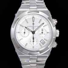 레플리카 [바쉐런콘스탄틴] 남성용 오버시즈 크로노그래프 42mm 오토매틱 5500S 메탈줄 화이트다이얼 vac1135  