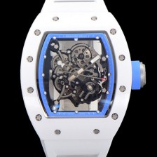 레플리카 [리차드밀레] 남성용 RM055 세라믹 제질 수동형 무브먼트 50미리 러버밴드 스켈레톤 다이얼 RIC06291  