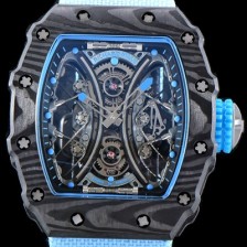 레플리카 [리차드밀레] 남성용 뚜르비용 RM53-01 파블로 맥도너우 블랙 카본 TPT 스켈레톤 다이얼 오토매틱 무브먼트 ric0276  