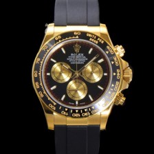 레플리카 [로렉스] 남성용 코스모그래프 데이토나 m126518ln-0004 세라믹 베젤 18K 옐로우골드 40mm 크로노그래프 7750 오토매틱 무브먼트 블랙 다이얼 rol5329  