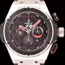 레플리카 [휴블렛] 남성용 빅뱅 킹파워 F1 48mm 버전 블랙 다이얼 오토매틱 무브먼트 HUB0450  