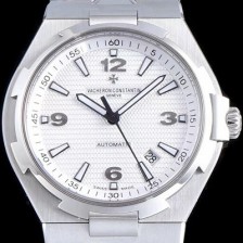 레플리카 [바쉐론콘스탄틴] 남성용 오버시즈 데이트 47040/000M-9500 최신 업그레이드 버전! 화이트 텍스쳐 다이얼 오토매틱 무브먼트 VAC0203  
