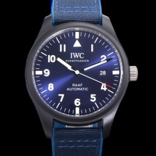 레플리카 [아이더블유씨]남성용 파일럿 IW328102 마크 탑건 오토매틱 40mm 세라믹재질 나토천/가죽줄 믹스 블루다이얼 iwc70618  