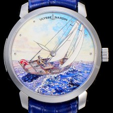 레플리카 [율리스 나르딘]남성용 클라시코 마나라 매뉴팩처 40MM 오토매틱 그림다이얼 ULY36263  