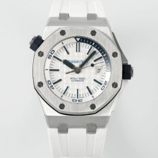 레플리카 [오데마피게] 남성용 로얄오크 오프쇼어 15710ST.OO.A010CA.01 신형 다이버!! 42mm 오토매틱 Cal.3120무브먼트 화이트 다이얼 aud6574  