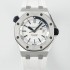 레플리카 [오데마피게] 남성용 로얄오크 오프쇼어 15710ST.OO.A010CA.01 신형 다이버!! 42mm 오토매틱 Cal.3120무브먼트 화이트 다이얼 aud6574  