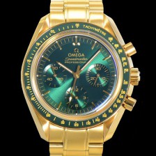 레플리카 [오메가] 남성용 스피드마스터 문워치  프로페셔널 수동기계식 1861타입  42mm 18K 옐루골드 메탈줄 그린다이얼 omg06494  